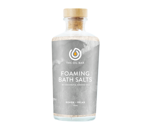 Black Tangerine Foaming Bath Salts infused with CBD Oil (500ml Bottle)
