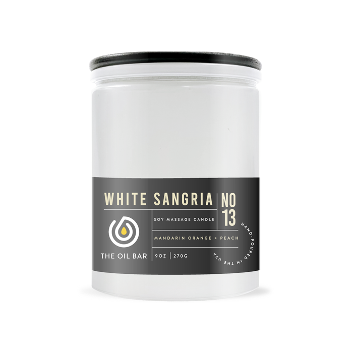 No. 13 White Sangria Soy Massage Candle