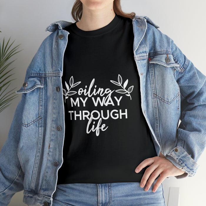 Oiling My Through Life Unisex Heavy Cotton Tee