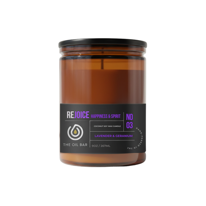 Rejoice: Happiness & Spirit Aromatherapy Candle