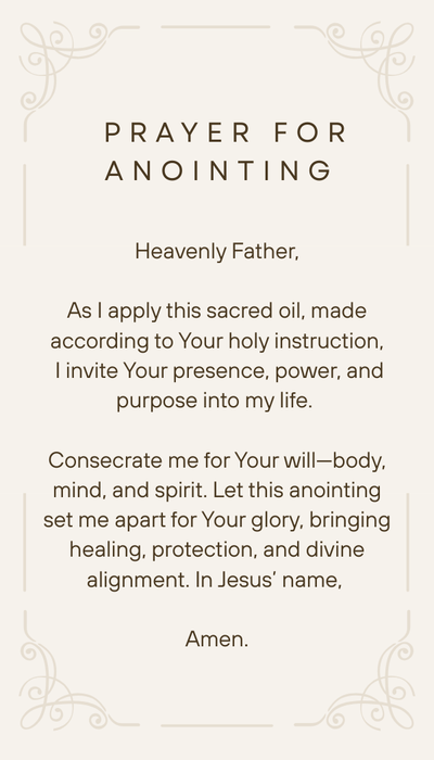 Holy Anointing Oil Gift Set