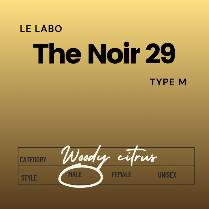 Le Labo The Noir 29 Type M