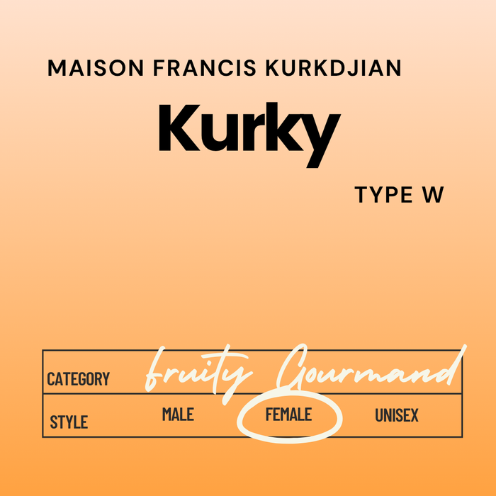 Maison Francis Kurkdjian Kurky Type W