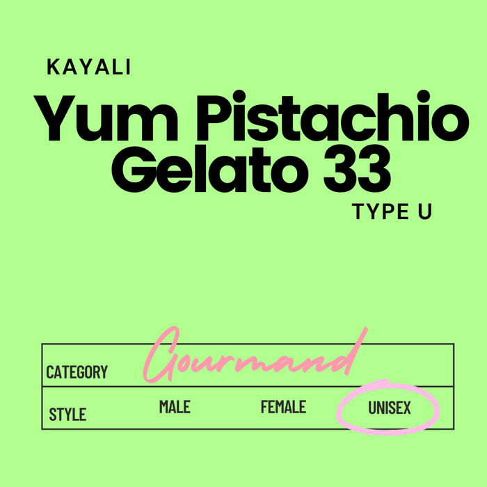 Kayali Yum Pistachio Gelato 33 Type U