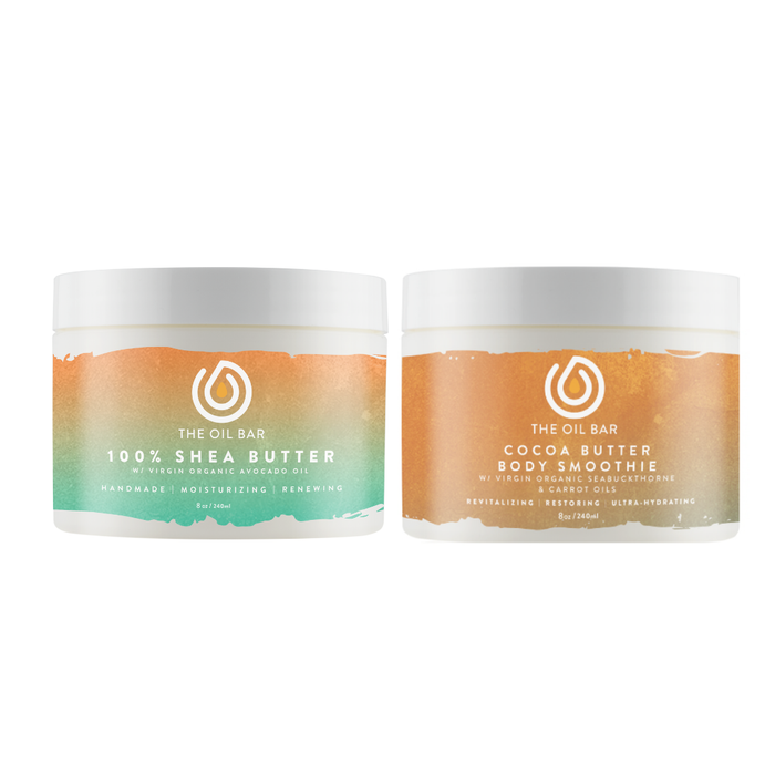100% Shea Butter & Cocoa Butter Body Smoothie (2 pack)