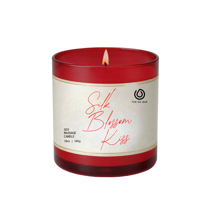 Silk Blossom Kiss Soy Massage Candle