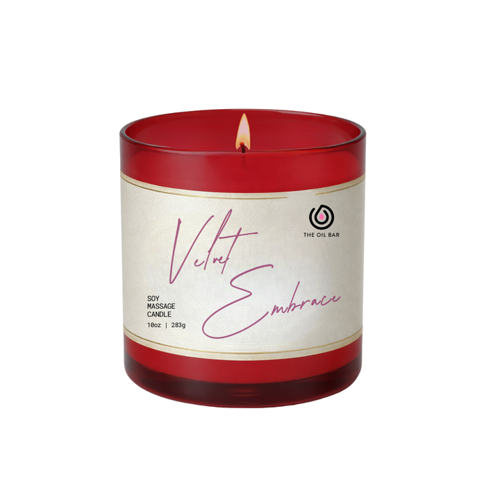 Velvet Embrace Soy Massage Candle