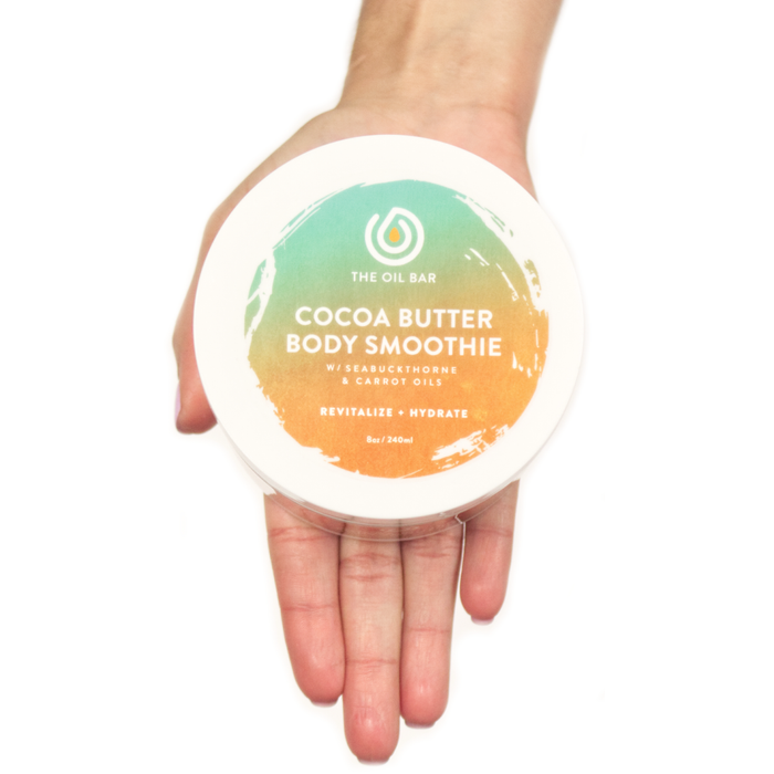Agave Lime Cocoa Butter Body Smoothie with Carrot Oil Shea Butter Hemp Oil