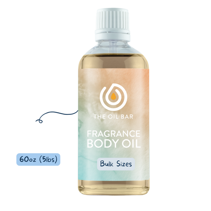 Fragrance Body Oils: Bulk Sizes, 16oz (1lb), 60oz (5lbs) and 120oz (10lb)