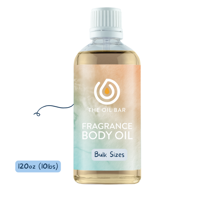 Fragrance Body Oils: Bulk Sizes, 16oz (1lb), 60oz (5lbs) and 120oz (10lb)