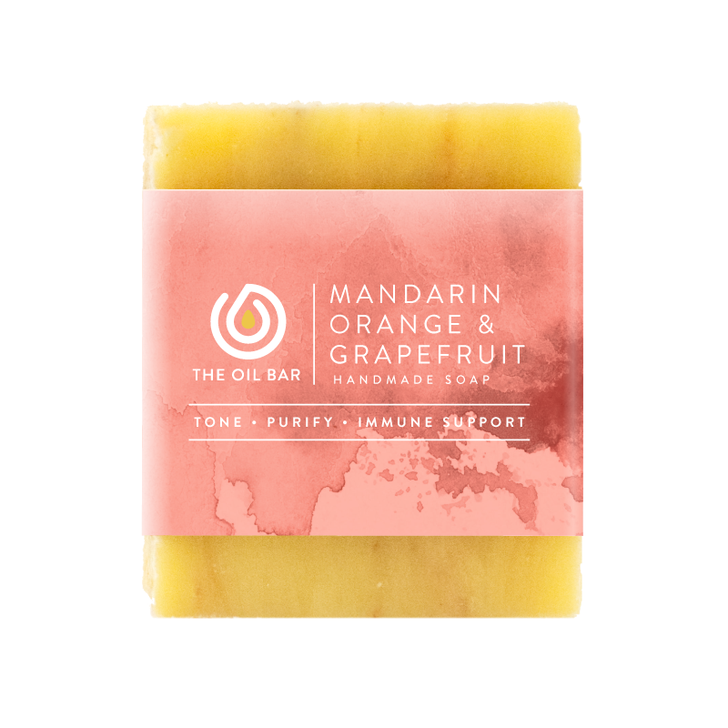 Mandarin Orange & Grapefruit All Natural Soap | The Oil Bar
