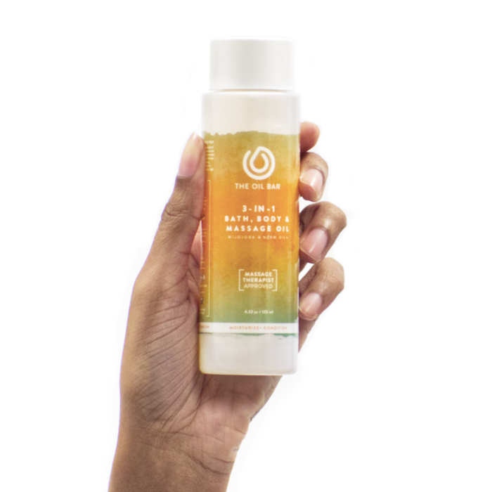 African Musk Massage Oil with safflower and organic jojoba oil