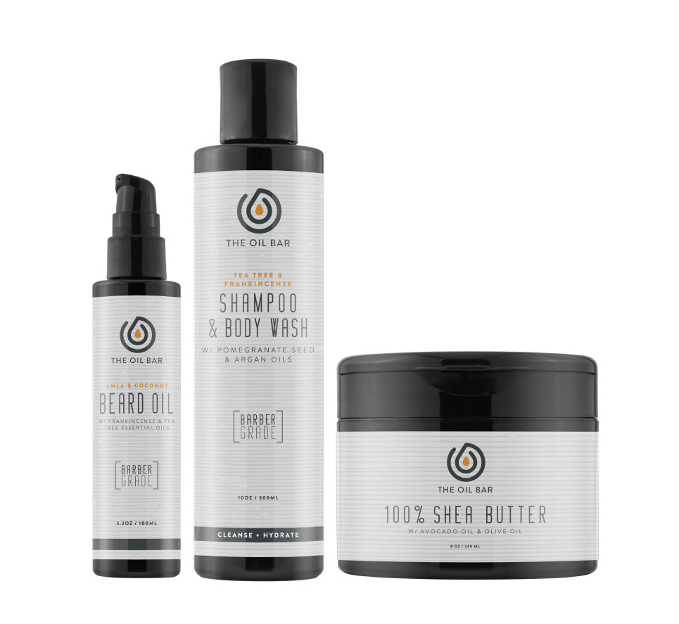 3-Pc Men's Body Care Kit | The Oil Bar