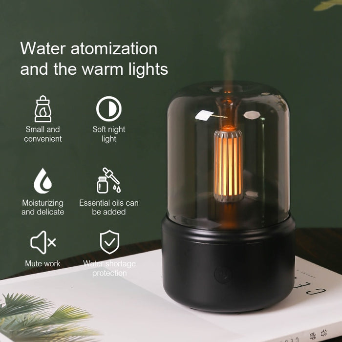 Aroma Diffuser USB Air Humidifier Essential Oil Night Light