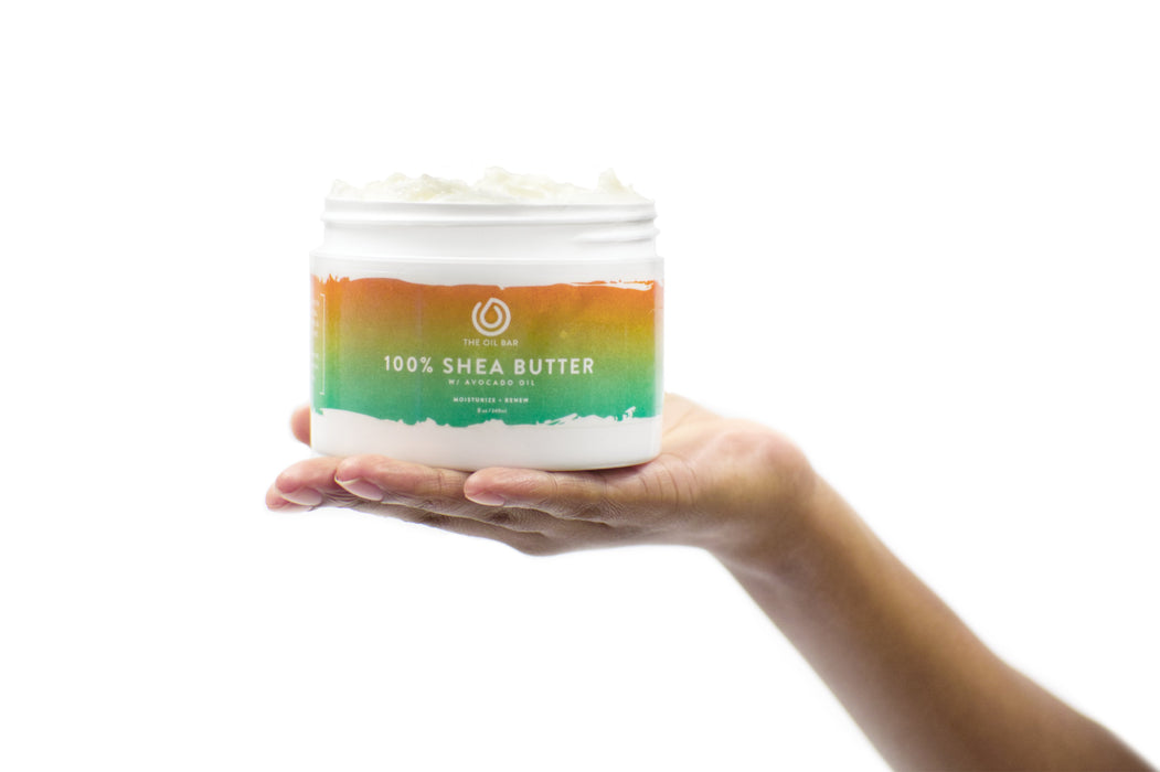 100% Shea Butter: Olive Leaves 100% Shea Butter