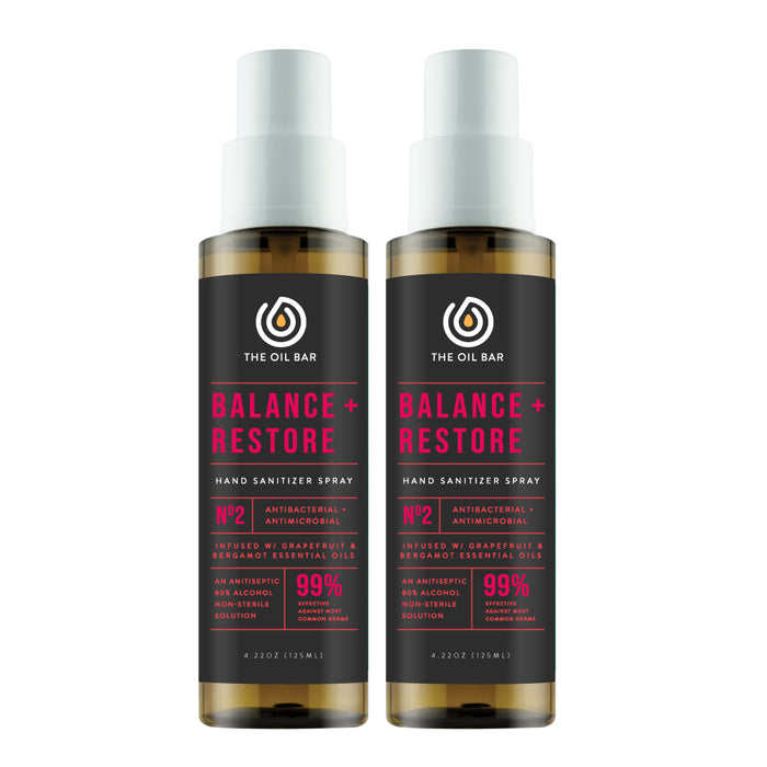 Balance + Restore Hand Sanitizer Spray (2 pack)