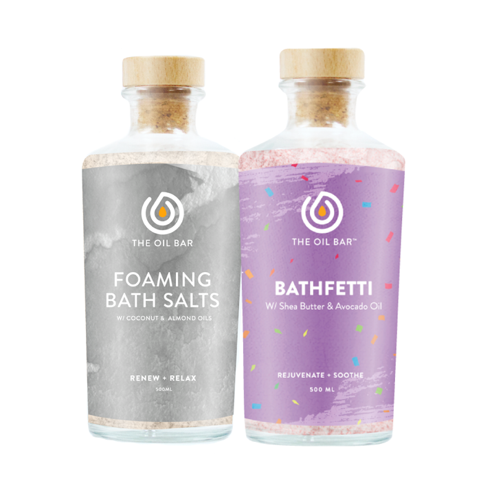 Foaming Bath Salt & BathFetti (2 pack)