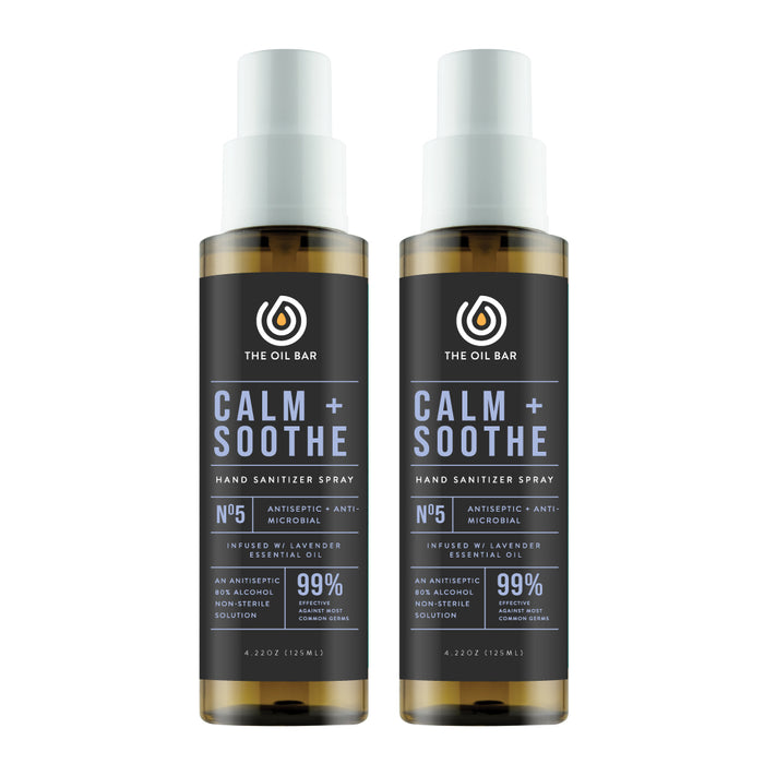Calm + Soothe Hand Sanitizer Spray (2 pack)
