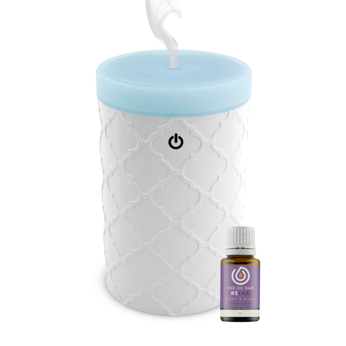 Car Diffuser & USB diffuser Gift Set with Essential Oil