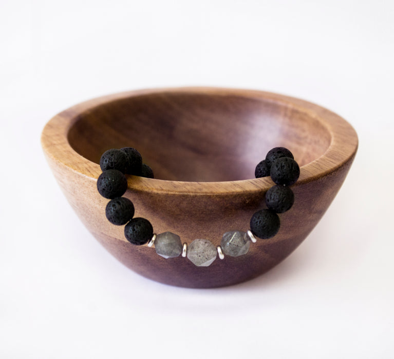 Diffuser Bracelet: Labradorite