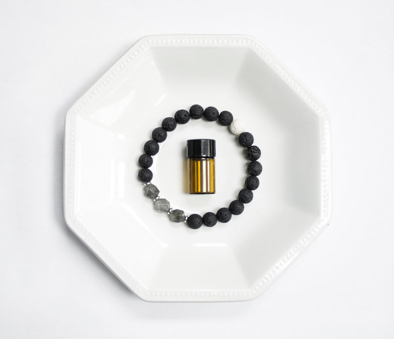 Diffuser Bracelet: Labradorite