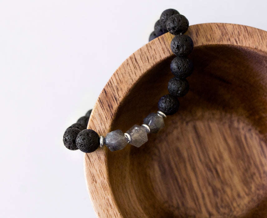 Diffuser Bracelet: Labradorite