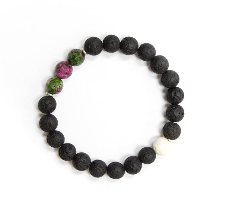 Diffuser Bracelet: Ruby Zoisite