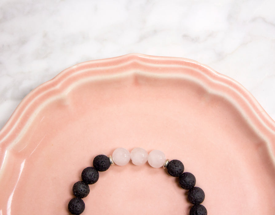 Diffuser Bracelet: Rose Quartz