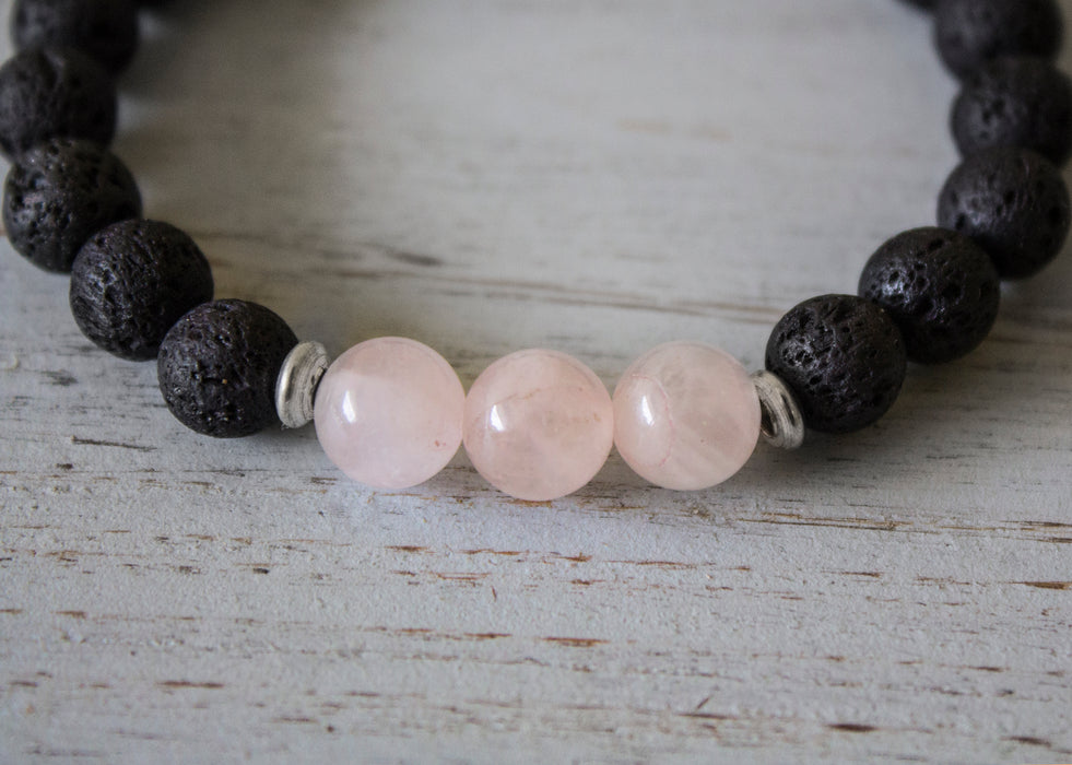 Diffuser Bracelet: Rose Quartz