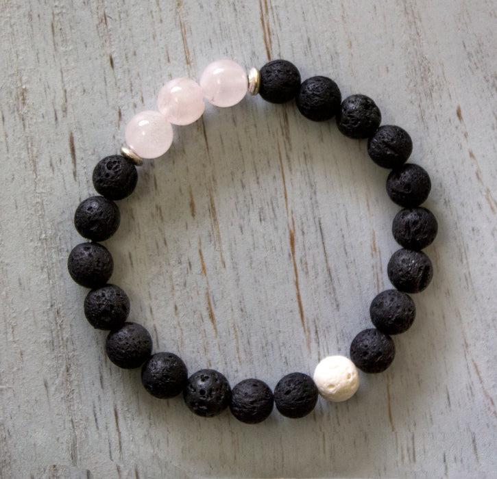 Diffuser Bracelet: Rose Quartz