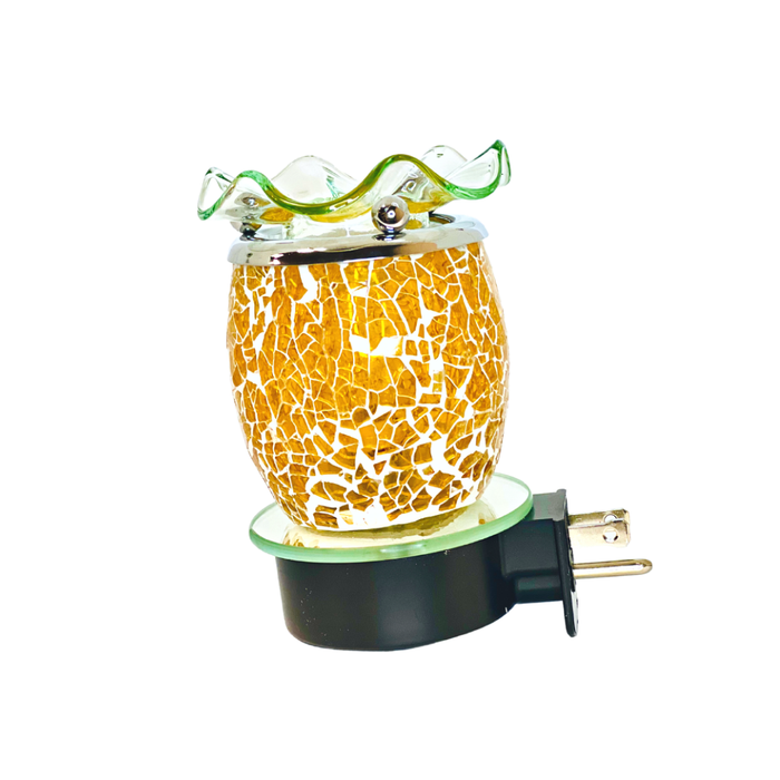 Plug-in Burner:  Gold Mosaic