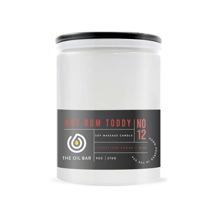 No. 12 Hot Rum Toddy Soy Massage Candle