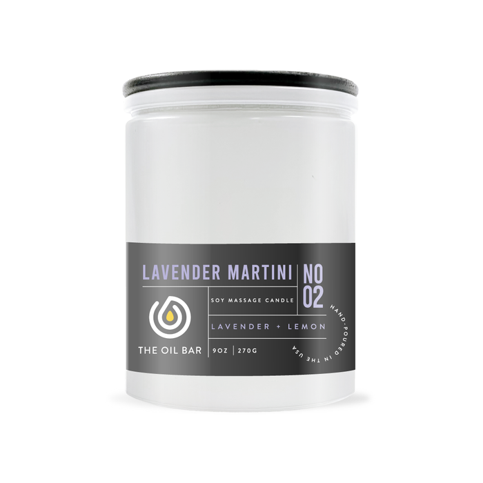 No. 2 Lavender Martini Soy Massage Candle