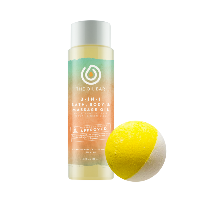 Massage & Bath Bomb Duo