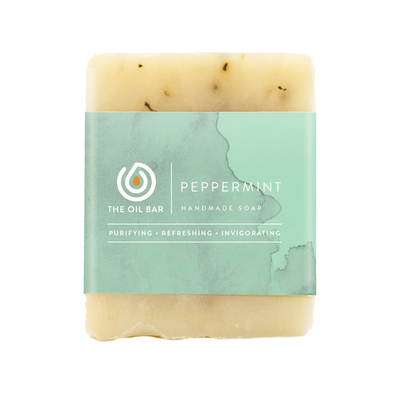 Peppermint All Natural Soap The Oil Bar
