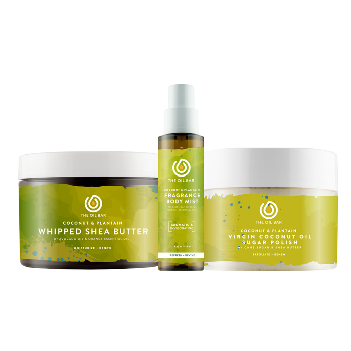 Coconut & Plantain Shea Butter Gift Set