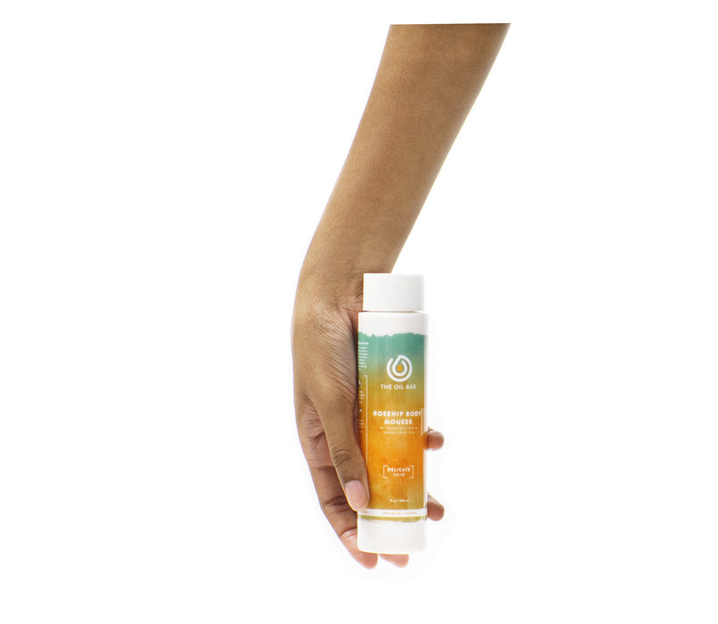 The Oil Bar - Rosehip Body Mousse: Justin Bieber Girlfriend Type W Rosehip Body Mousse