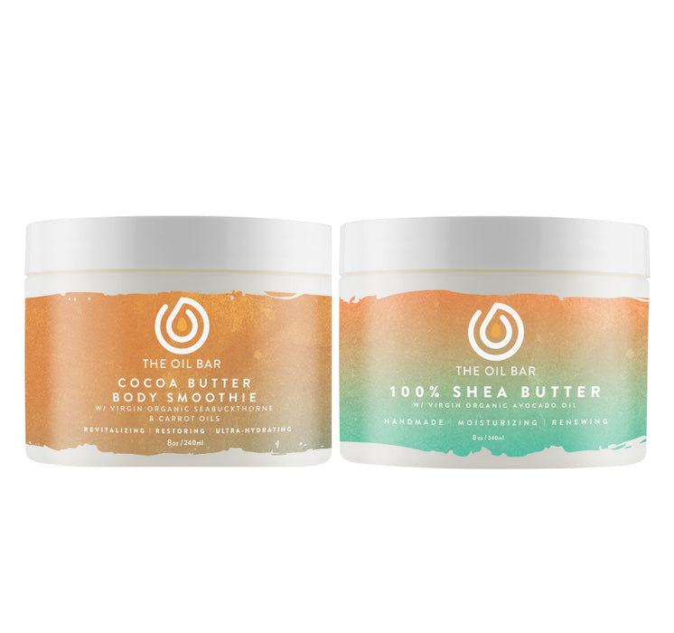 100% Shea Butter & Cocoa Butter Body Smoothie (2 pack)