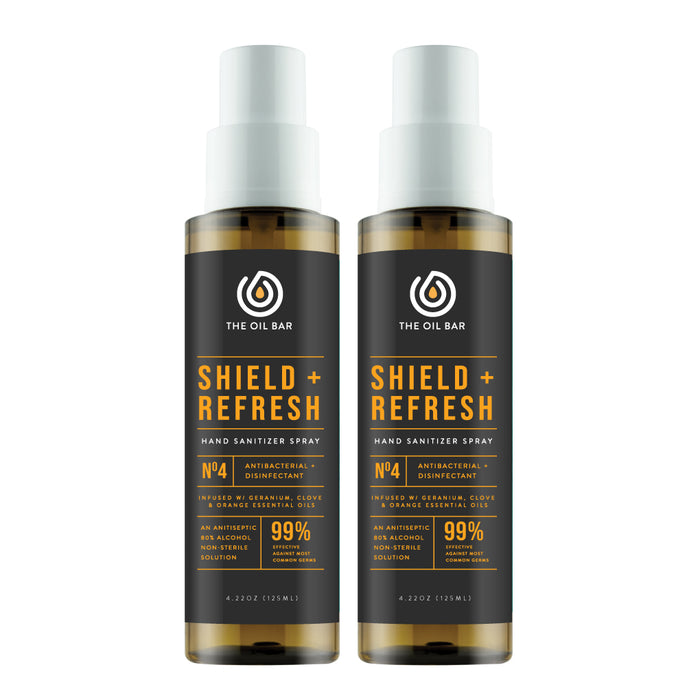 Shield + Refresh Hand Sanitizer Spray (2 pack)